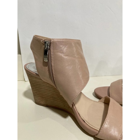 Vince Camuto Lyssia Wedge beige‎ leather sandals size 10M - Picture 5 of 8